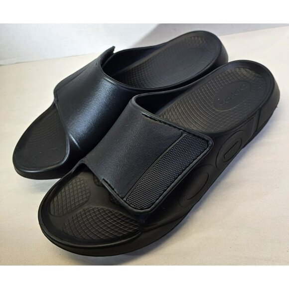 OOFOS Unisex Black Ooahh Sport Flex  slip-on Recovery Comfort Sandal Sz M12- W14 main image 14